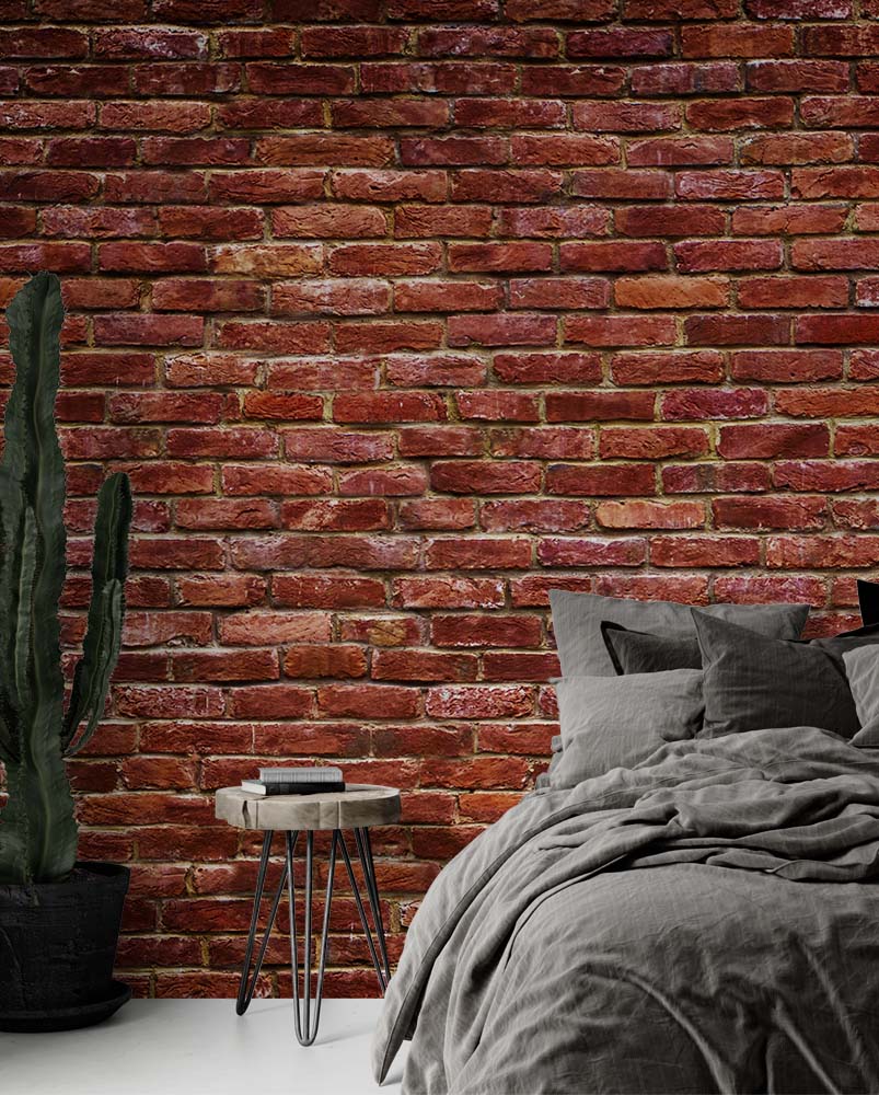 adelaar Krijgsgevangene romantisch Red Brick Wall | Kies uit een ruim aanbod hoge kwaliteit | TrendingWall