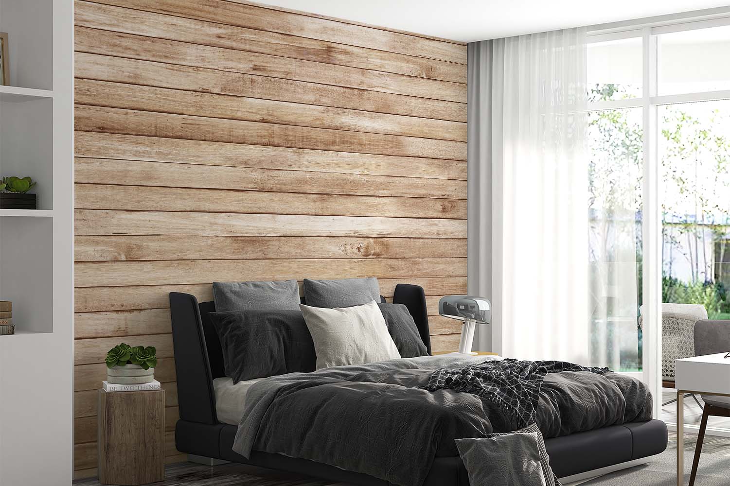 Behang Houten planken | Kies uit aanbod hoge kwaliteit | TrendingWall